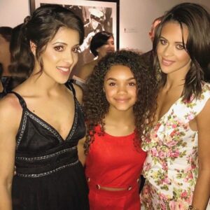 McKenna Roberts Instagram - Girls night! Three actresses one girl❤️Opening night for @theothershort @thebhfilmfest
I really wanted to say one of the things that I love most about going to these festivals is, you get to see alot of amazing work and meet so many talented people who are extremely passionate about working their craft 🎬 what an incredible experience.  mua:@reneeloizmakeup jumpsuit: @zara shoes: @aldo_shoes