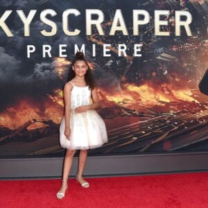 McKenna Roberts Instagram - Skyscraper Red Carpet Premiere New York City! Some of the best things about this night for me was seeing everyone come together again, looking so happy and beautiful! 💗 Many proud and shining moments I’d love to share with the rest of the world! Skyscraper July 13th 😊 #skyscrapermovie #worldpremiere #nyc #SkyscraperGlobalPressTour #pantene Thank you to @zoeltd for the dress👗 Shoes 👠 @aldo_shoes  Hair 💇🏽‍♀️ by @chuckielovehair @pantene  Makeup by💋💄@mercglow