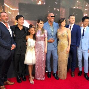McKenna Roberts Instagram - Skyscraper Red Carpet Premiere New York City! Some of the best things about this night for me was seeing everyone come together again, looking so happy and beautiful! 💗 Many proud and shining moments I’d love to share with the rest of the world! Skyscraper July 13th 😊 #skyscrapermovie #worldpremiere #nyc #SkyscraperGlobalPressTour #pantene Thank you to @zoeltd for the dress👗 Shoes 👠 @aldo_shoes  Hair 💇🏽‍♀️ by @chuckielovehair @pantene  Makeup by💋💄@mercglow