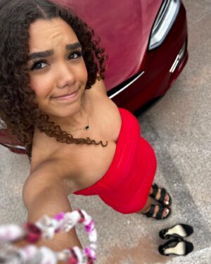 McKenna Roberts Instagram - started off in heels, ended in sandals #hoco @makeupbycarynnangelique