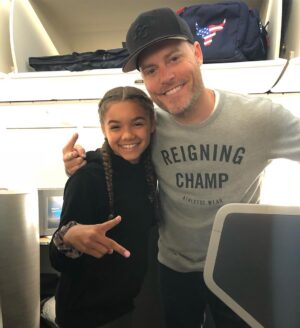 McKenna Roberts Instagram - Ready to kick off the “Skyscraper Global Press Tour” with my favorite Director 💗@rawsonthurber #beijing #skyscrapermovie