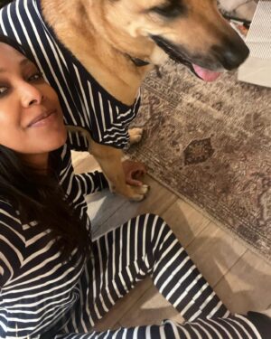 Meagan Holder Instagram - Sending love to you all and an apology to Parker for yet another year in matching pajamas ❤️🎄