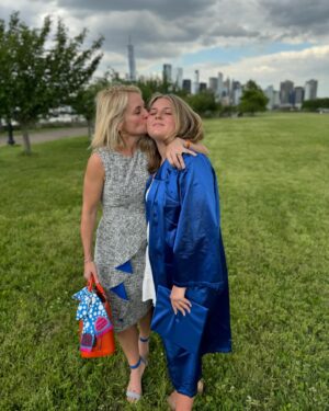 Meaghan B. Murphy Instagram - My daughter graduated 8th grade 🎓and it’s taken me all weekend to put my big(!) emotions into words. Yup, I cried (a lot) 😭 during the mass and ceremony.

Here’s why I was a puddle:

😇 I tucked my late Pop’s and my Nana’s hankies in my bag. I wanted them to “be there” with us for this milestone moment. That triggered all the feels from the first hymn. Also, why does children singing in church always wreck me?

🏫 Middle school is hard—then throw in a pandemic. Slideshow photos of students in masks, 😷 were an emotional reminder of how far we’ve all come in 4 years. 🙏🏼

💪🏽Being a Mom is my most important job. Knowing that I only have 4 more in-the-house years to get it right fills me with equal parts relief and sadness. 

🧡 But mostly, I’m just so proud. We love you, Charley!

Thank you @htsnj and the amazing staff for 4 incredible years. Let’s go @oakknollshc ⚡️

#graduation #graduate #highschooler #graduationceremony #mommoments #schooldays