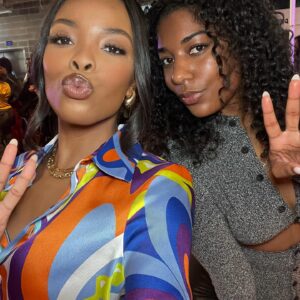 Mecole' Hayes Instagram - Had an amazing time hanging out with @sallybeauty for @theblackhairexperience 🩵 I love seeing women embracing and celebrating the beauty of black hair in all its forms! 🧡🤍🩷 

#blackhaircare #sallybeauty #inclusivebeauty