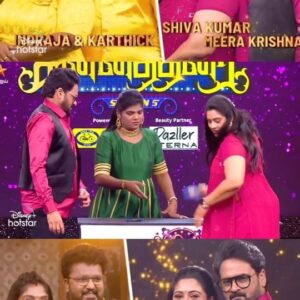 Meera Krishna, Meera Siva Instagram - Kandupidi Kandupidi round🥳😂💥

@mastershiva_official
@meerakrishnaofficial
@dr.thodarvom_karthick
@indraja_sankar17 

Mr and Mrs chinnathirai season5🥳💥

@mr_and_mrs_chinnathi_s5
.
.
.
.
#MrandMrschinnathirai5 #makapa #nisha
#biggboss_jod_ru_rdy #cooku_with_comali_5s
#trending #trendingreels #trendinginstagramreels
#trendingcomedy #tamilcomedy #cookwithcomali2
#cookwithcomalifans #cookwithcomali #cwc5
#cwc4 #pugazh #sivangi #bala #manimegalai
#kureshi #chefvenkateshbhat #chefdamu #raksan #cwc5_stress_buster #mr_and_mrs_chinnathi_s5