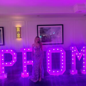 Meesha Garbett Instagram - Prom 2k24 ✨ 
Thank you so much @theboutiqueuk for my dress 💕 #prom #prom2024 #prom2k24 #prom24