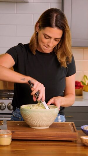 Megan Mitchell Instagram - Another video I did for the @organiccenter. My Spicy Chicken Harissa Wraps are great for quick and easy lunches all week long. This is not your average chicken salad. Recipe👇🏼⁣⁣
⁣⁣
Ingredients:⁣⁣
• 1 cup Whole Foods Organic Spicy Harissa Mayo⁣⁣
• 2 tbsp. dijon⁣⁣
• 3 tbsp. rice wine vinegar, divided⁣⁣
• Kosher salt, to taste⁣⁣
• Freshly cracked black pepper, to taste⁣⁣
• 1 small rotisserie chicken, shredded into medium chunks (about 4 heaping cups)⁣⁣
• 4 large celery stalks, thinly sliced (about 2 cups sliced)⁣⁣
• 3-4 green onions, thinly sliced, plus more for garnish ⁣⁣
• 1/4 cup parsley leaves, plus more for garnish⁣⁣
• 3 cups finely shredded green cabbage⁣⁣
• 6 soft pita⁣⁣
⁣⁣
Instructions:⁣⁣
⁣⁣
• To a large bowl add the harissa mayo, dijon, 1 tbsp. vinegar and a large pinch of salt and pepper⁣⁣
• Whisk together then add in the shredded chicken, celery, green onions and parsley. Mix together until combined⁣⁣
• To a medium bowl add the shredded cabbage, 2 tbsp. of vinegar and a pinch of salt and pepper⁣⁣
• Toss together then let sit for 5 minutes⁣⁣
• When ready to assemble, place 1 pita on a plate then heap some of the chicken salad on top followed by some of the shredded slaw⁣⁣
• Garnish with a sprinkle of green onions and parsley. Serve⁣
⁣
#organicbenefit @wholefoods