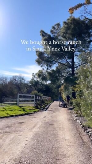 Megan Mitchell Instagram - Bought a horse ranch in Santa Barbara wine country that needs some (a lot of) work. Excited to share the process with 2 dogs, a toddler, and new babe arriving in about 2 weeks. Follow along as we lose our minds⁣
⁣
Thankful to have @katnacho and @b2homedesign on our team