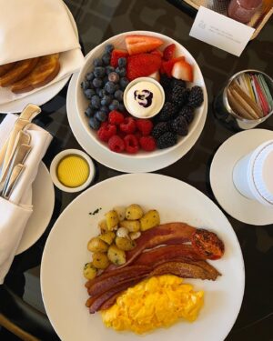 Megan Mitchell Instagram - The real winner of this pregnancy. Breakfast and my built-in coffee shelf