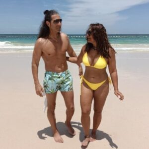 Meghna Naidu Instagram - While it rains like crazy here in Goa, all we can do is think about the sunny beaches of Thailand...
@elitetennisdubai

#couplegoals 
#couple 
#reeloftheday 
#onelifeliveit 
#sunsandsea 
#beachmeup
#thailand🇹🇭 
#kohlarn 
#samaebeach