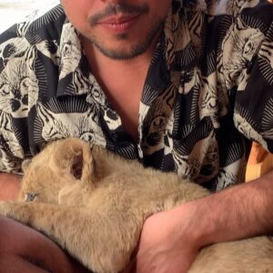 Mehdi Bousaidan Instagram - A day with simba !