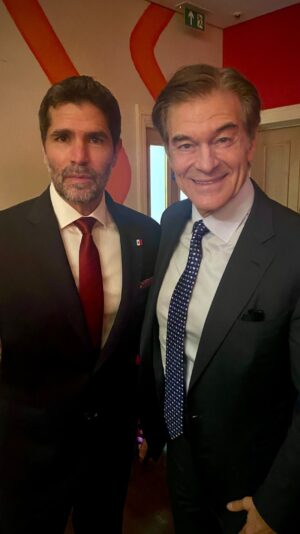 Mehmet Oz Instagram - @eduardoverastegui, producer of this summer’s surprise box office hit #SoundofFreedom, shares his crusade to release the movie against major obstacles. He visited my show 4 years ago to expose the shocking reality of child sex trafficking and we reunited on the @arc_forum stage to stress that societies are judged by how they care for their youth. Watch more from the ARC Forum on YouTube.