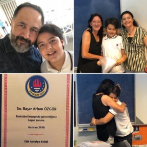 Mehmet Özgür Instagram - İşte ilkokul da bitti,büyüyor çocuklar,göz açıp kapayana kadar neredeyse,Başar Arhan namı diğer KRAL, bu gün yine gururlandırdı bizi,sadece mutlu olduğu şeyleri yaparak başarılı olabilmeyi bir kez daha gösterdi kahramanım bizlere,derslerde üstün akademik başarı,basketbolda üstün başarı,vatanına milletine bağlı,ahlaklı,erdemli bir evlat e daha ne olsun🙏aşk olsun be sana çocuk aşk olsun❤️
Öğretmenimiz Sayın Necla Dikli Hanımefendi’ye emekleri için sonsuz şükranlarımı sunuyorum,bilgi ile donatıp,erdemler ile güzelleştirdiği için🙏kıymetli hocam hayatınız hep aşk olsun❤️Anne’miz Sayın Safinaz Hanım’a sonsuz teşekkürler, imkansızı başarıp Başar’ı dünyaya getirdiği için,sabırla özenle Kral’ı büyüttüğü ve güzel huylar ile bezediği için🙏evlat demirden leblebidir, çiğneye bilene aşk olsun derler ya hani,işte bu yüzden sana da aşk olsun Hatun❤️Sevda ile umut ile aşk olsun... Ben babayım koruyup gözetenim,emekte kadından az,kudret te neredeyse eşitim😘eksik tamamlayan,her düştüğünde kaldıranım,en önemli görevim yaşamak,kokun hiç eksik olmasın burnumun direğinden evlat,Yaşa varol gururlandırdığın için❤️❤️❤️ #evlat #karne #kral #öğretmen #anne #basararhanözgür #my #son #my #king #my #wife #theacer #tedantalyakoleji #basketball #antalya #emek
