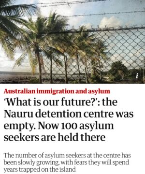 Mehreen Faruqi Instagram - People seeking asylum have for decades borne the brunt of cruel and inhumane government policies in this country aimed at dehumanising, demonising, deterring, detaining and deporting vulnerable people.

It is a travesty that this practice of offshore indefinite detention has not ended and the centre on Nauru is “enduring”.