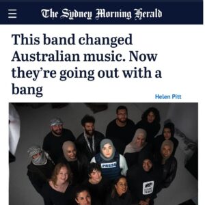 Mehreen Faruqi Instagram - @elefanttraks and @its_the_herd speaking truth through music for one last time, fearless as ever. 

Go listen to #SoulofmySoul over on their page. 

Free Palestine 🇵🇸 ✊🏽