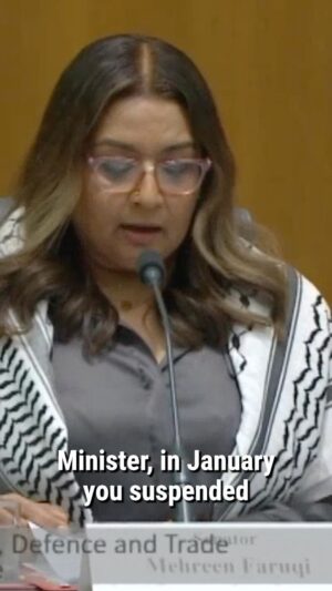 Mehreen Faruqi Instagram - Since Israel launched its genocidal war on Palestine in October, around a million Gazans have sheltered in #UNRWA schools, clinics and public buildings. Nearly the entire population now relies on UNRWA for basic necessities. 

Despite suspending aid to UNRWA based on false allegations, Foreign Minister Wong has still not apologised for this grave error.  

#Estimates #auspol