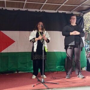 Mehreen Faruqi Instagram - I joined the people in Naarm today who’ve been coming out on the streets in solidarity with Palestine for 36 weeks.

We will keep speaking out for justice. We will continue to protest peacefully.

Labor and the Liberals think their false accusations, their denouncements and smears will silence us.

They are wrong.

We will hold them to account.

The moment of Palestinian justice is fast approaching.

We will keep showing up until Palestine is free.