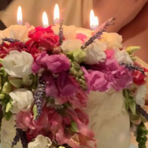 Mehreen Karim Instagram - midsummer’s dream cake for rima 🌹fresh raspberry cake, strawberry mascarpone cream, fresno chili raspberry jam, whipped white chocolate ganache. vivid, elegant, and spicy just like @rimvmivh 

glimpse of some BTS including my brainstorm/vision that didn’t fully come to life thanks to a heat wave and the fact that decorating a cake without buttercream is so hard for me lol