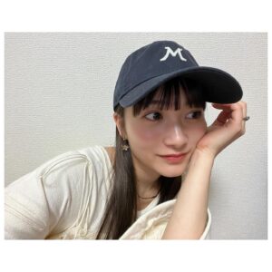 Mei Fukuda Instagram - ファンの方に頂いた可愛いキャップ🌸🌸
イニシャル入り初めて！ありがとう〜♡♡

可愛くてほぼ毎日使ってる✌︎