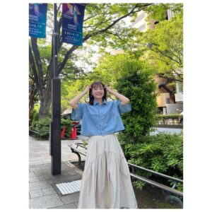 Mei Fukuda Instagram - 先日の『キテルネ!』の放送ありがとうございました🍒✨

衣装は　@ungrid_official さん！
いつもお世話になっております🥹🙏🏻

今回はチェリースイーツに合わせた可愛いお洋服を❣️
ありがとうございます♡♡

#キテルネ #チェリースイーツ 
#ungrid