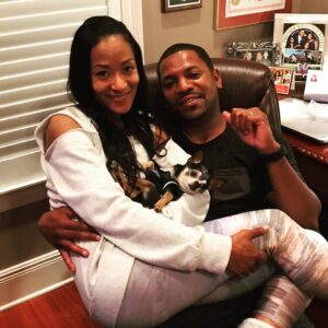 Mekhi Phifer Instagram - "Its our Anniversary!" Toni Tony Tone` voice. 6 years and counting! Just wish our little dog Koree was still here to celebrate with us! He passed at 15years old; that's 105 in human years!! Much love!! #anniversary #instalove