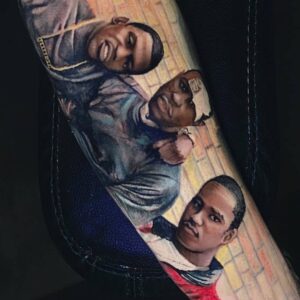 Mekhi Phifer Instagram - Damn!! 20 years later and
 Kats are still influenced by the great work we put down!! "Very slick tattoo!" #PaidInFull @mr_camron @noblewood 
How often do YOU get to make a Classic that lasts for decades? Much more coming! Mad love!