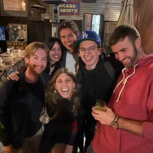 Mekki Leeper Instagram - all JURY DUTY episodes are available now! 

fun BTS: yes, I threw up for real. I had 5 non-alcoholic watermelon margaritas. It was not planned.

also “Heidi” on the phone was played by my real life girlfriend @dessiejackson !! she killlled it ❤️