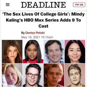 Mekki Leeper Instagram - I’m in this show! (Also it’s really good, @mindykaling and @thejustinnoble are making such a good thing and I can’t wait for people to see it!!)
