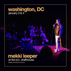 Mekki Leeper Instagram - DC THIS WEEKEND, I’m headlining 4 shows and doing some consulting work for Northrop Grumman! Come thru, tix in biooo 📸: @carlocavaluzzi