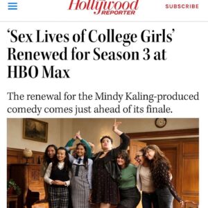 Mekki Leeper Instagram - All of season 2 of @thesexlivesofcollegegirls on @hbomax is out now!!! 

I can’t thank @mindykaling and @thejustinnoble for letting me be a part of this show and @amritkaur for being such an incredible scene partner.

Also: My favorite part of Eric’s apartment is the baby photo on the wall of my real brother & sister!! 

Go watch season 2 now!!