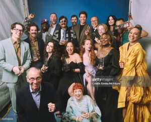 Mekki Leeper Instagram - We won!! @filmindependent thank you! So proud of the Jury Duty cast ❤️ and also shout out squidward

styled by thee talented @markpaul_ 
@sandroparis 
@sunniesstudios 
@thetiebar 

@gettyimages 
📸 Gilbert Flores
📸 Emma McIntyre
📸 Araya Doheny