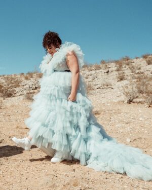 Melanie Field Instagram - Can I hear a little commotion for the dress? 

swipe ➡️