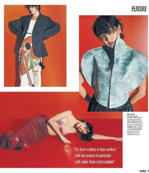 Melanie Jarnson Instagram - In awe of everyone involved 😍 Huge huge thank you ♥️

@stellarmag 🌟

Photography: @daniel_nadel_photography
Styling: @irenetsolakas
Hair: @travisbalckehair
Make-up: @sarahtammer
Interview: @adrienetam1
Editor-in-chief: @sarrahlemarquand
Acting  agent: @cbmmanagement @clintonbryan
Agent: @priscillasmodels @dollwright
PR: @kirrillysams