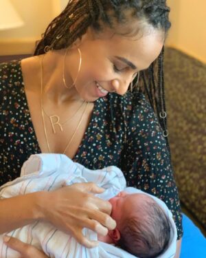 Melanie Nyema Instagram - A week ago, today, this little love nugget made his world premiere. We’re all smitten. @abbygirlv and @ddaly34 make some pretty awesome kids. I’m the luckiest auntie.