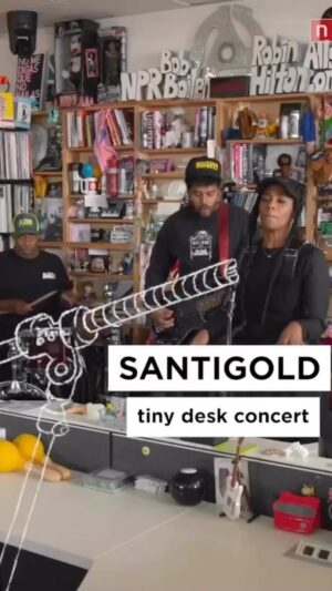 Melanie Nyema Instagram - A day trip to DC and a dream set with the inimitable Santigold. Tiny Desk was a thrill.

Shoutout to @stevvialexander and @jamespoyser for the connex!