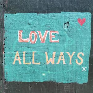Melanie Nyema Instagram - Everybody. All ways. Always.
A timely reminder up on the Westside.
#WhatTheWorldNeedsNow