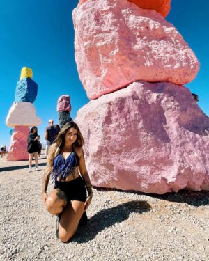 Melanie Posner Instagram - Alexa, cue Rock Your Body. 😌🌈🪨