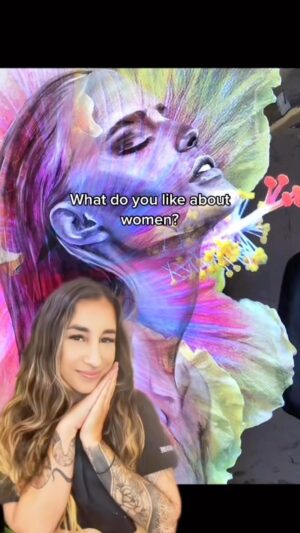 Melanie Posner Instagram - I decided to not gate keep my corn video… it has the juice 😏💦 highly suggest sharing with your corn lovers. 
.
.
.
.
.
#cornsong #paintingwomen #femalepainter #figurativeartist #itscorn #sandiegoartist #sandiegoart #westcoastartist #realisticportrait #realisticpainting