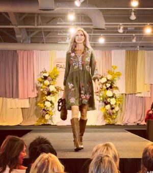 Melissa Moore Instagram - Thank you @shopwestportvillage @shoptunies for such great outfits to wear.  I’m in love with the @johnnywas dress! Actually loved them all!!! #fallfashion @heymantalentagency @chad_broskey #fashion #runwaymodel #classicmodel