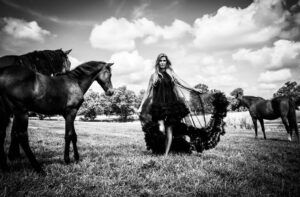 Melissa Moore Instagram - So many great shots from @todayswomanmagazine shoot.  Love incorporating my horses with fashion ❤️ 

MUAH : @vickyactionmakeup56 
Model @heymantalentagency @chad_broskey  @10mgmt 
Photo @kylenesphoto 
#horsesandfashion #farmlife #classicmodel #thisis60 #editorial 
@christine_fellingham @sunrisestables27