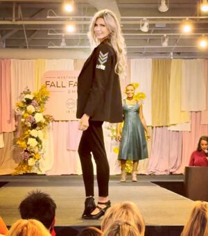 Melissa Moore Instagram - Thank you @shopwestportvillage @shoptunies for such great outfits to wear.  I’m in love with the @johnnywas dress! Actually loved them all!!! #fallfashion @heymantalentagency @chad_broskey #fashion #runwaymodel #classicmodel
