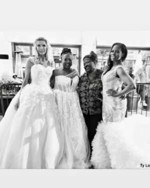 Melissa Moore Instagram - So amazing to walk for @esibanicouture her hand beaded gowns are breathtaking ❤️❤️❤️❤️ I’m so glad I was chose 🙏🏼 #honored #grateful #designer @eebracey @heymantalentagency @hairby.cass @christine_fellingham @todayswomanmagazine @derbydiversityweek @ibestyling4