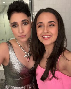 Melissa Navia Instagram - My unbelievably talented & beautiful baby sister @sorayadesignsthings. The only thing that hasn’t changed for me these past bunch of months is how much I treasure her everything in my life. Even her bathroom selfie skills are the best. 🌟 #ForBrian #WithBrian #StarTrek #StrangeNewWorlds #NYC