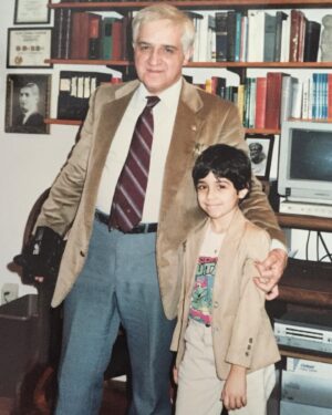 Melissa Navia Instagram - Happy Father’s Day to my dad, who first showed me the stars, who encouraged me to always be myself, who raised me on the wisdom of ancient philosophers, who told me that all we can ever do is try our best, and who fully supported my early blazer & Ninja Turtle aesthetic.