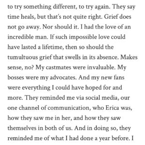 Melissa Navia Instagram - This piece I wrote for @talkhouse is a part of my heart. ✨Link in Bio✨ About my life’s work, my dream role, and my late prince. And a thank you to my family, friends, and the #StrangeNewWorlds cast & crew who held me up, honored Brian’s memory, and made me smile again. 

Thank you to everyone who has already read it and messaged me or posted in any way to share how my words have reflected your own experiences with grief. The extraordinary people in your lives have changed you forever. Your memories of them are powerful. Keep telling their stories. Furious hugs to all of you. Furious because this sucks. Hugs because they help. #Grief changes everything. The pain is real. But it’s okay. We got this. To the stars, through hardship… 😌🖖 #ForBrian @thesagespeaksnyc #StarTrek #StarTrekSNW @startrek @startrekonpplus @talkhouse #Talkhouse @imprintpr @take3talent @erabon @natashamatallanamarken @mattsherman #actorslife