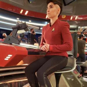 Melissa Navia Instagram - Hey there! Melissa Navia here. I play Lt. Erica Ortegas, helmsman of the USS Enterprise, on Star Trek: Strange New Worlds on Paramount , and I’ll be taking over CBS Studios’ Instagram stories today in honor of #WomensHistoryMonth. We’ve got plenty to talk about, photos to share, and a just-announced Season 2 premiere date to start counting down to…June 15th! So follow along. Adventure awaits. 💫🖖
 
#StarTrek #StrangeNewWorlds