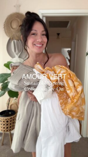 Melissa Paulo Instagram - Now can the spring weather finally stay for good because I have some cute @amourvert outfits to wear! ☀️

@amourvert :
Lisa Linen Shirt Mandarin 
Silas Linen Skirt Mandarin 
Aida Cotton Blouse Ivory 
Slim Tobie Blazer Stripe Natural 
Pleated Linen Short Natural 
Violette Cotton Dress White 

#smallbatchfashion #slowfashion #slowfashionstyle #sustainablefashion #sustainablestyle #springstyle #springfashion #springoutfits #organicclothing #ecofriendlyfashion #slowstyle #momfit #momfits #springvibes #parisianstyle #amourvert #amourvertecofashion #styleinspo #ootd #ootdstyle