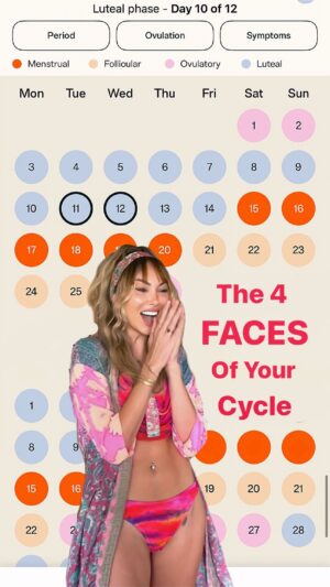 Mellissa Laycy Instagram - 🩸 The Four Personalities of Your Menstrual Cycle 🌸

Menstrual Phase (Days 1-5) The Inner Winter 🩸❄️Embrace rest and reflection as your body sheds the uterine lining. This is a time for inward focus, so allow yourself to slow down and nurture your body with warmth and comfort. Be mindful of potential pain and cravings—listen to your body and give it what it needs, pain is a sign something is out of balance so speak to someone who can help decode this for you. You can also use a product like @myoovi 

Follicular Phase (Days 6-14) The Inner Spring 🌱
Energy starts to rise as your body prepares for ovulation. This is the time to seize the day! Engage in new projects, set ambitious goals, and take action on your plans. Your creativity and motivation are at their peak, making it the perfect time for growth and exploration.

Ovulation Phase (Days 15-17) The Inner Summer ☀️
Feel the peak of your energy, social skills, and attractiveness. Use this high-energy phase to tackle challenging tasks, connect with others, and enjoy physical activities. Your communication skills are at their best, making it an ideal time for collaboration and networking.

Luteal Phase (Days 18-28) The Inner Autumn 🍂
Be aware of potential mood swings during this phase—practice self-care and be gentle with yourself. Listen to your body’s signals for rest and nourishment as PMS symptoms may start to appear. This phase calls for completion and preparation. Focus on finishing projects and organizing your space

Using a period tracker such as @floliving can help you forecast your energy levels, emotions, and nutritional needs throughout these phases. Stay in tune with your cycle to optimize your well-being and productivity.

Want to work together to harness the power of your menstrual cycle? Let’s connect and create a personalized plan that aligns with your body’s natural rhythm. DM me to get started! 

💪🌟 #MenstrualCycle #PeriodPower #CycleSyncing #WellnessJourney 

Please read the disclaimer on my highlight reel before undertaking any ideas you see across any of my platforms.