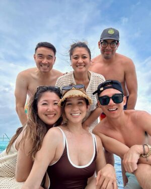 Melody Cheng Instagram - postcards from cancun 💌🌴

1. Some of my favorite people 🫶🏻
2. A sliver of no rain in paradise 
3. Enjoying the amazing breakfast buffet 
4. @danakadan showing it how it’s done at the hotels’ karaoke night 🎤 so hypeddddd!!
5. Karaoke turned clubbing with @mimiahn79 excited “shots” lol
6. fancy dinner night
7. 👋🏻
8. 💙💙