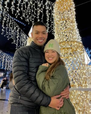 Melody Cheng Instagram - Date night but make it festive 🎄💕with both of us being from the bay, it’s been quite a socially packed holiday season for the two of us. Happy we were able to squeeze in a night for some “us time”& write letters to Santa lol
